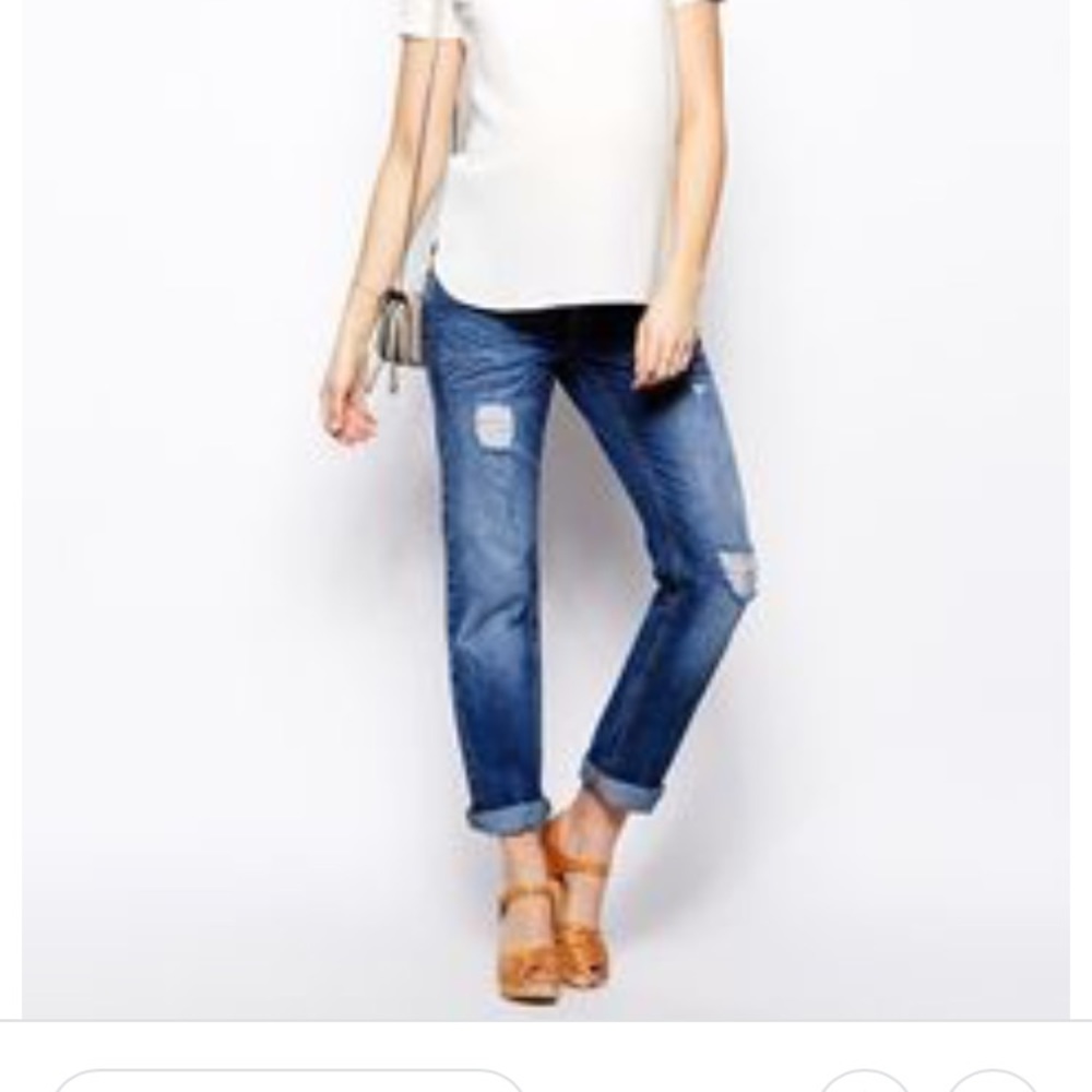 AG maternity boyfriend jeans Size 27-